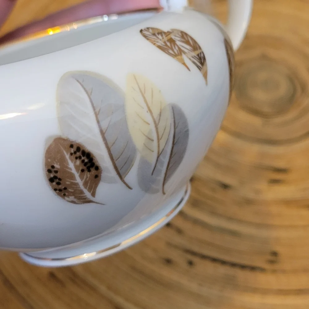 * Noritake China 5546 creamer mcm mid century modern